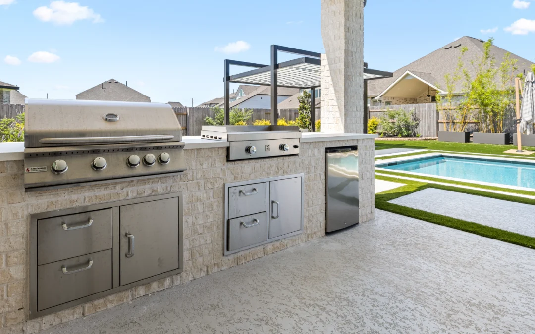 building outdoor kitchen houston